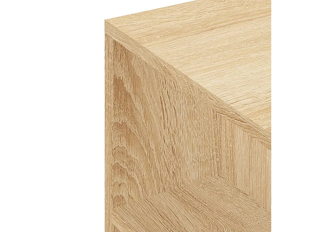 Meubles TV chêne sonoma 102x34,5x43 cm bois d'ingénierie
