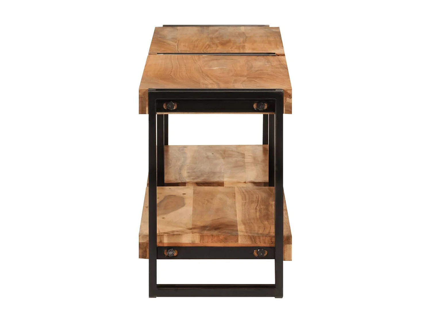 Móvel de TV 140x30x40 cm madeira maciça de acácia