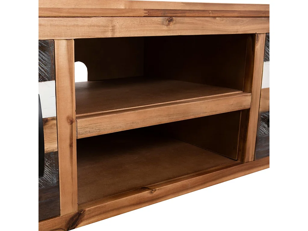 Massief acaciahouten tv-meubel 120 x 35 x 40 cm