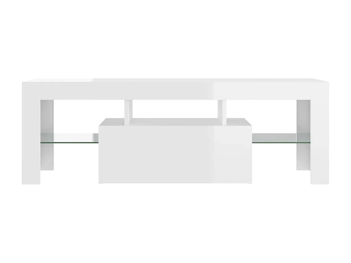 Mobile TV con luci LED bianche luminose 120x35x40 cm