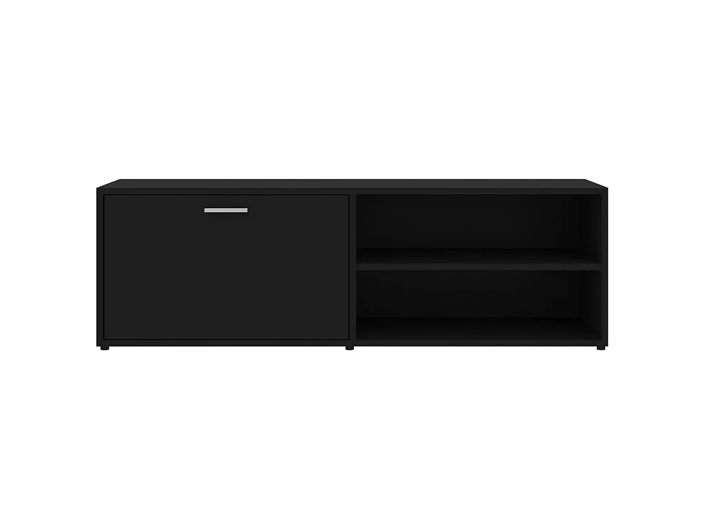 Meuble TV Noir 120x34x37 cm Aggloméré