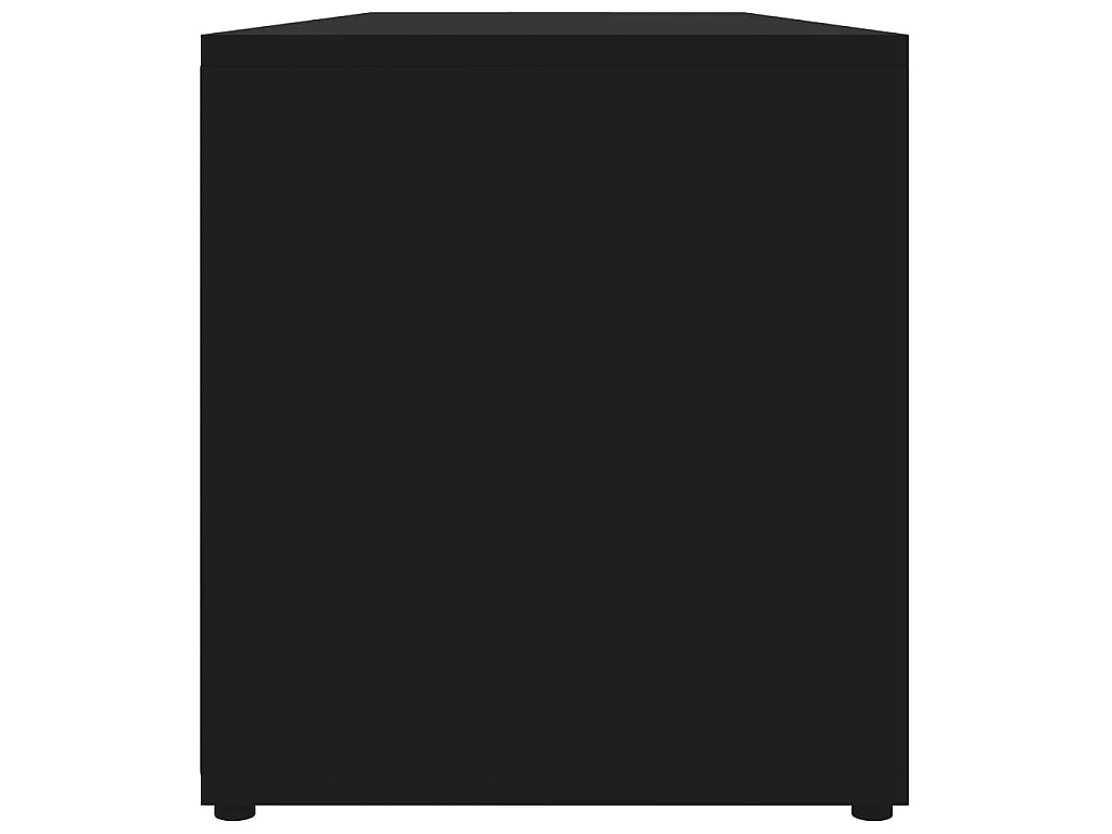 Meuble TV Noir 120x34x37 cm Aggloméré