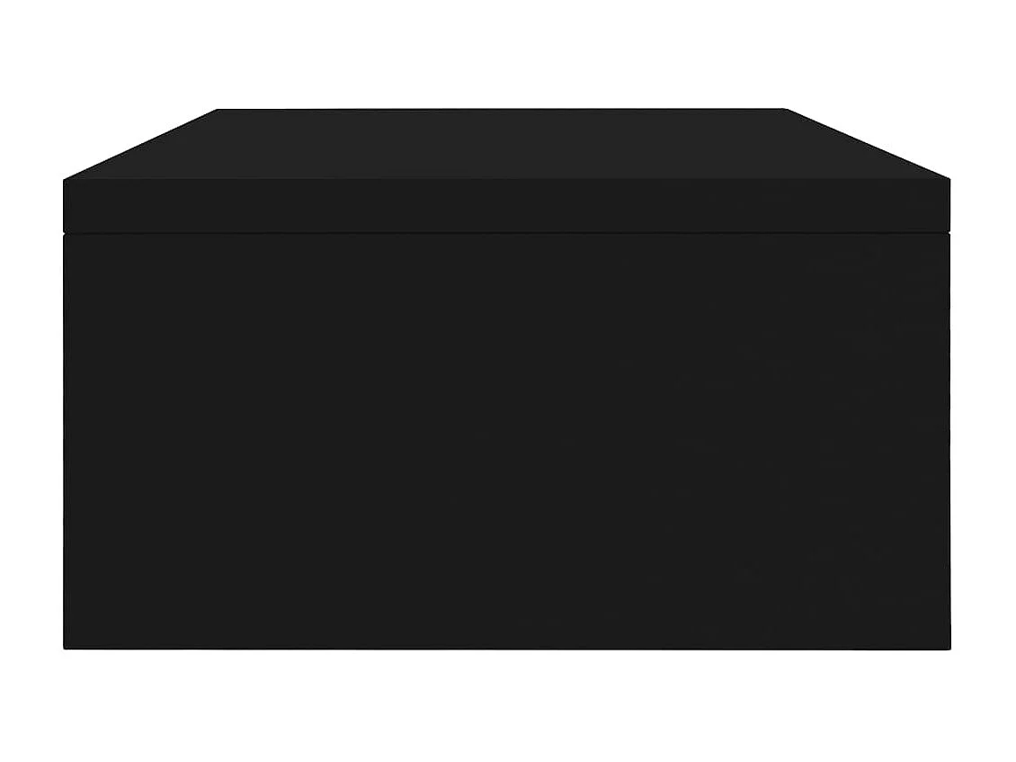 Soporte para monitor Negro 42 x 24 x 13 cm Madera contrachapada