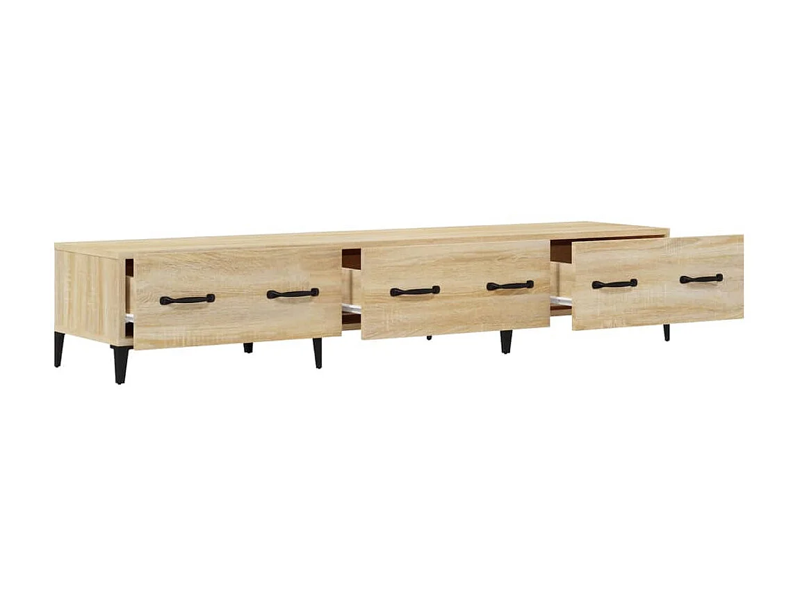 Meuble TV Chêne sonoma 150x34,5x30 cm Bois d'ingénierie