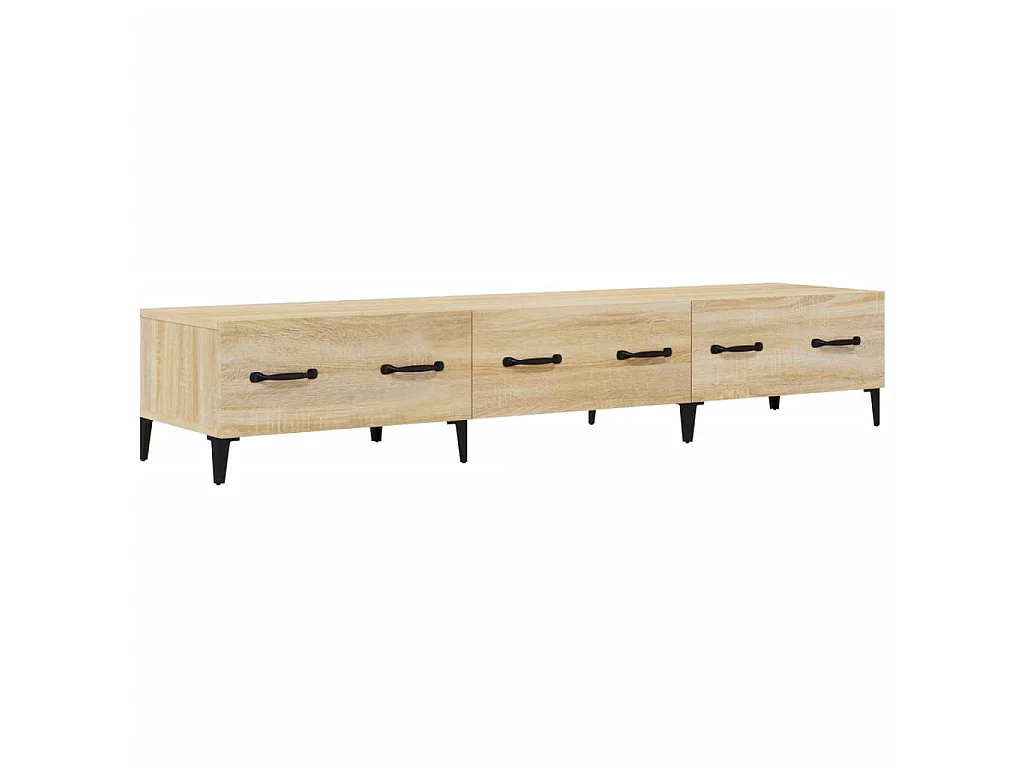 Meuble TV Chêne sonoma 150x34,5x30 cm Bois d'ingénierie