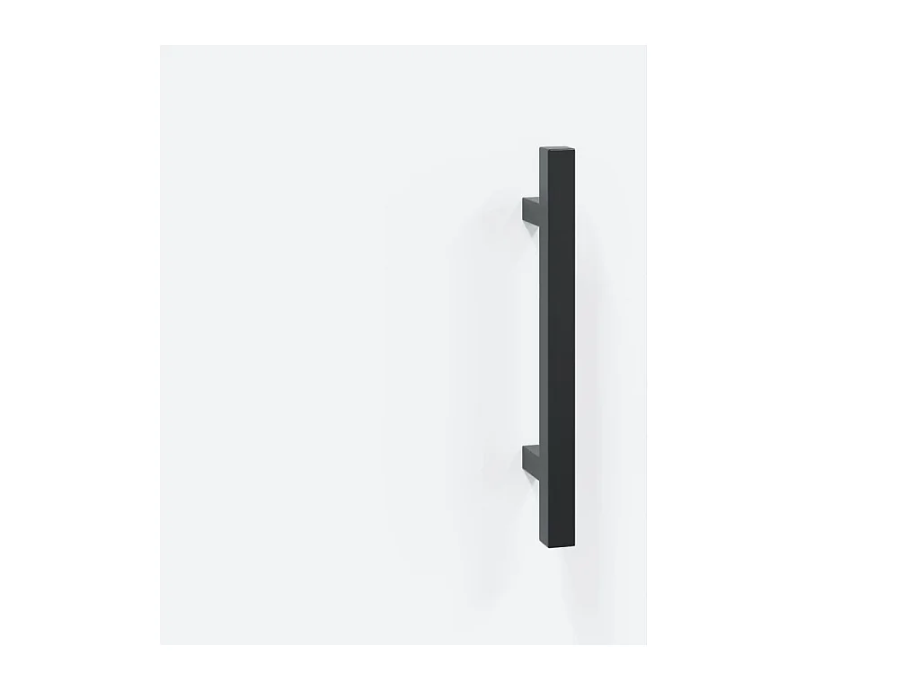 Weißer TV-Schrank 150x30x50 cm aus Holzwerkstoff