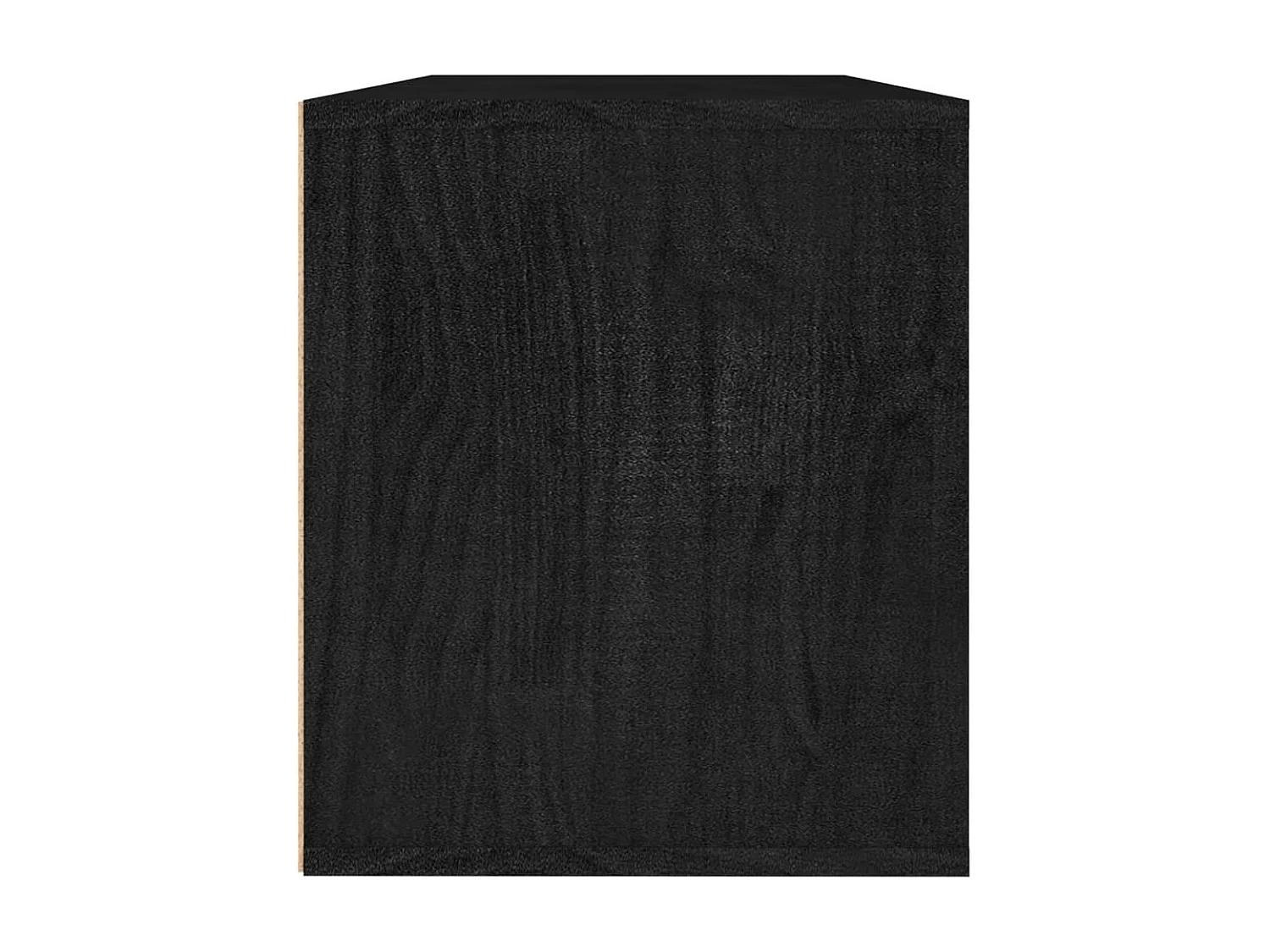 TV-meubel 3 stuks Zwart Massief grenenhout