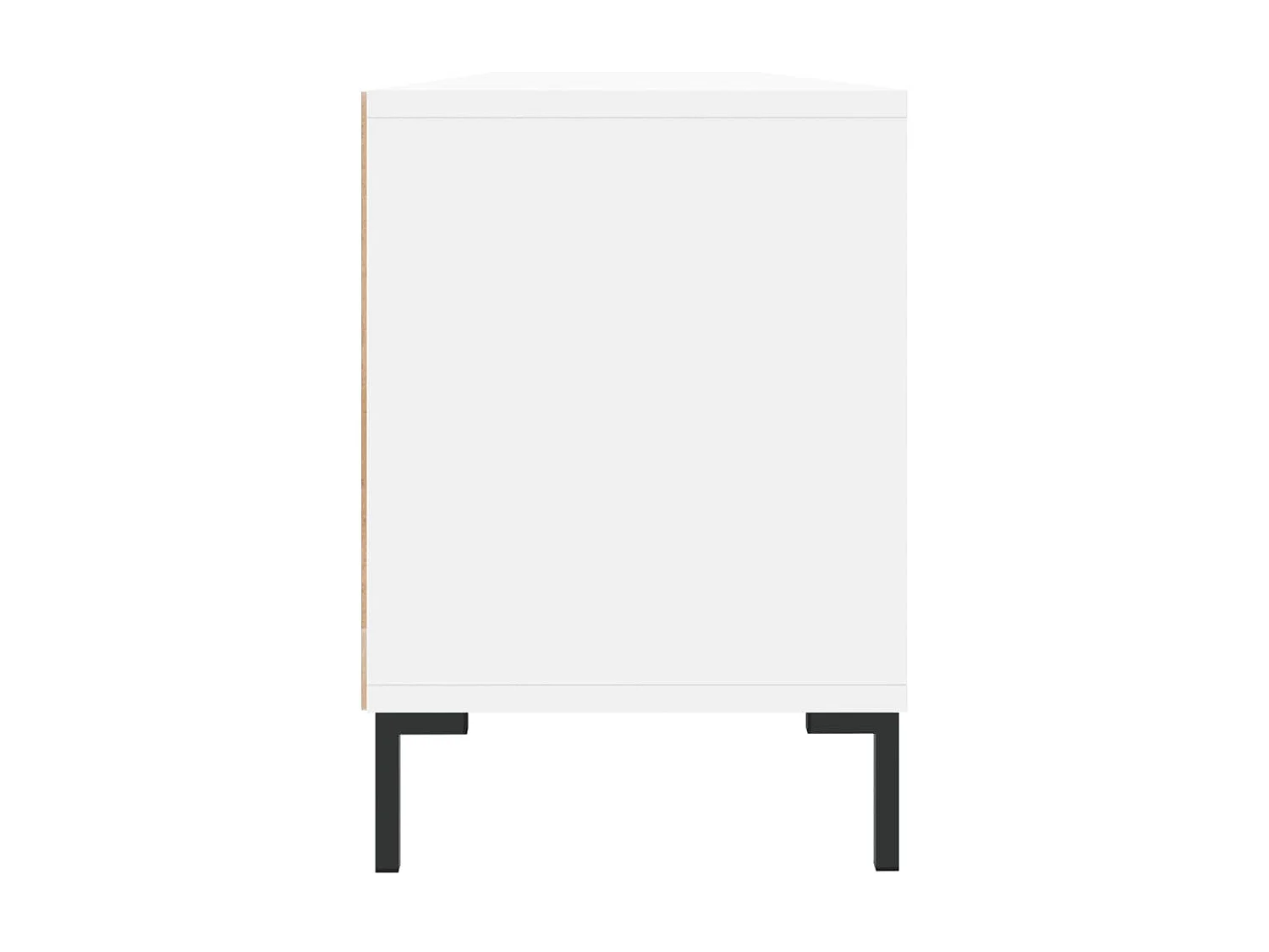 Wit tv-meubel 150x30x44,5 cm samengesteld hout