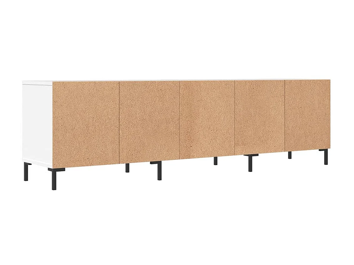 Wit tv-meubel 150x30x44,5 cm samengesteld hout