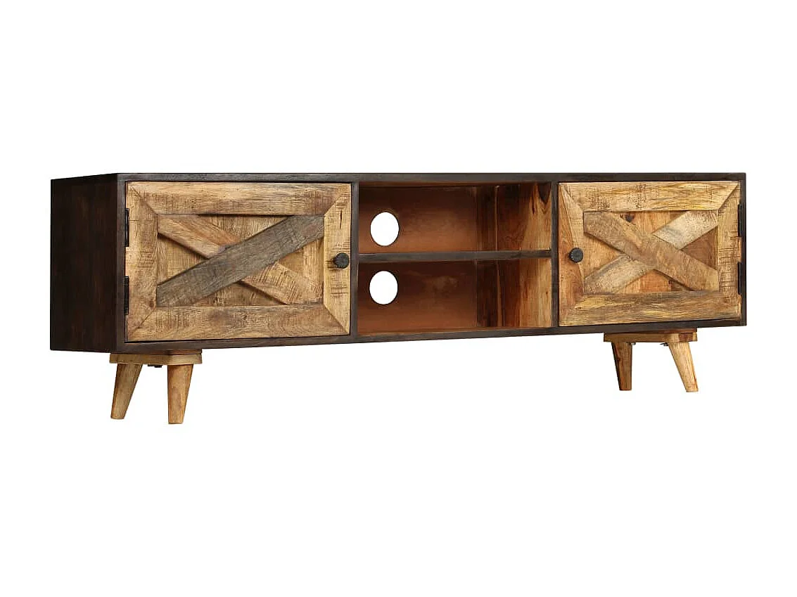 TV-Schrank Massives Mangoholz 140 x 30 x 45 cm