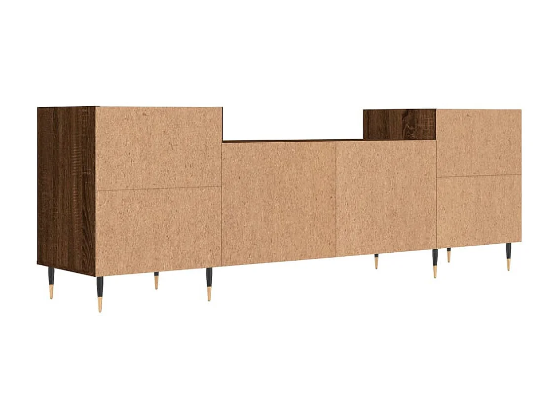TV-Schrank Braune Eiche 160x35x55 cm Holzwerkstoff
