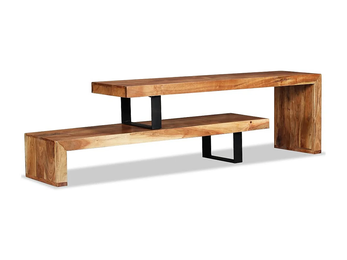 Meuble TV Bois d'acacia massif