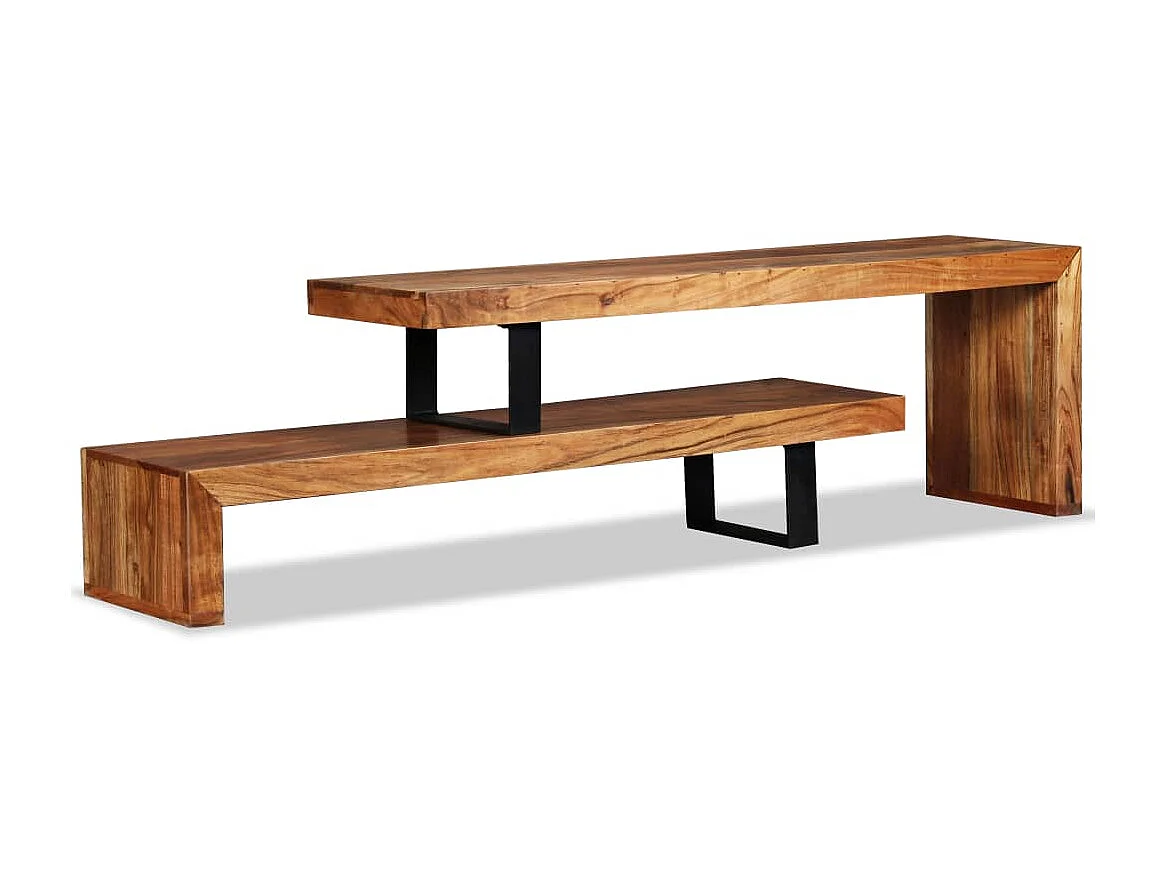 Mobile TV Legno massello di acacia