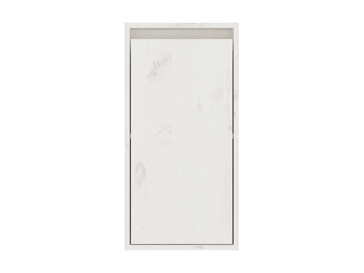 TV-Möbel 2 Stück Weiß Massives Kiefernholz