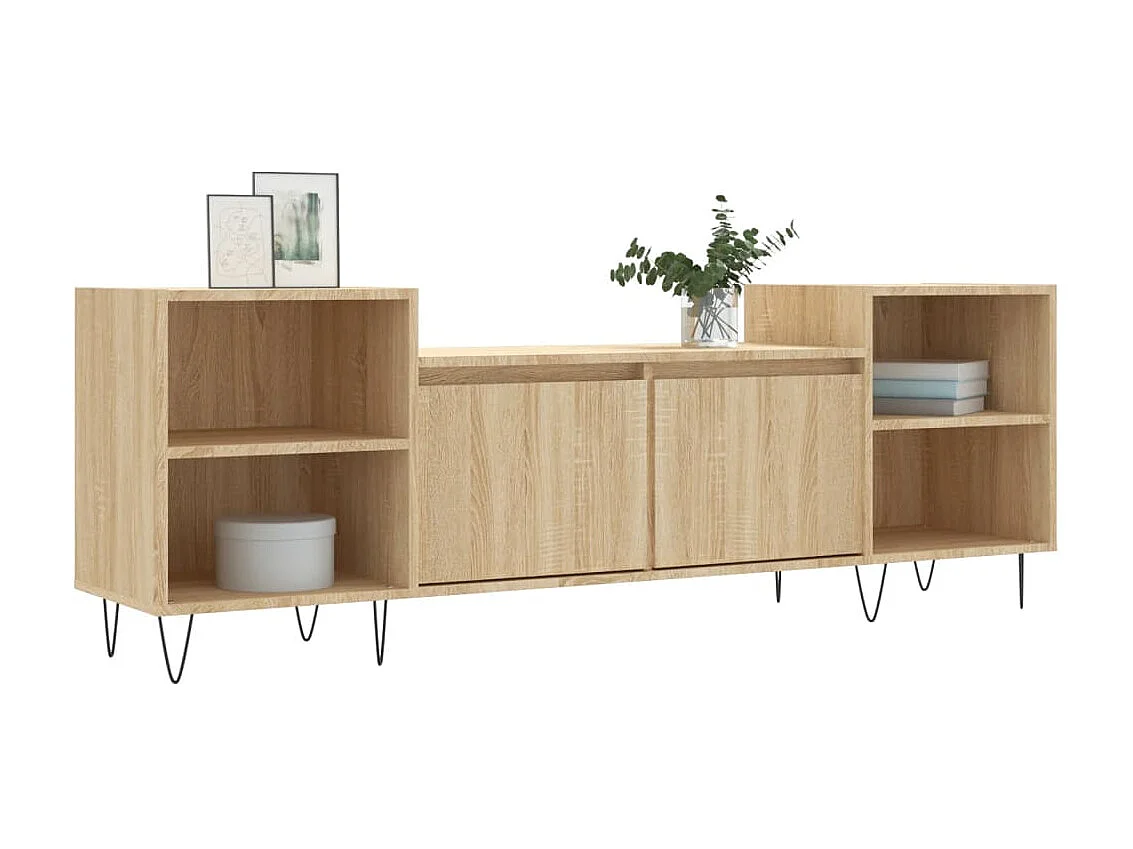 Mobile TV rovere Sonoma 160x35x55 cm MDF