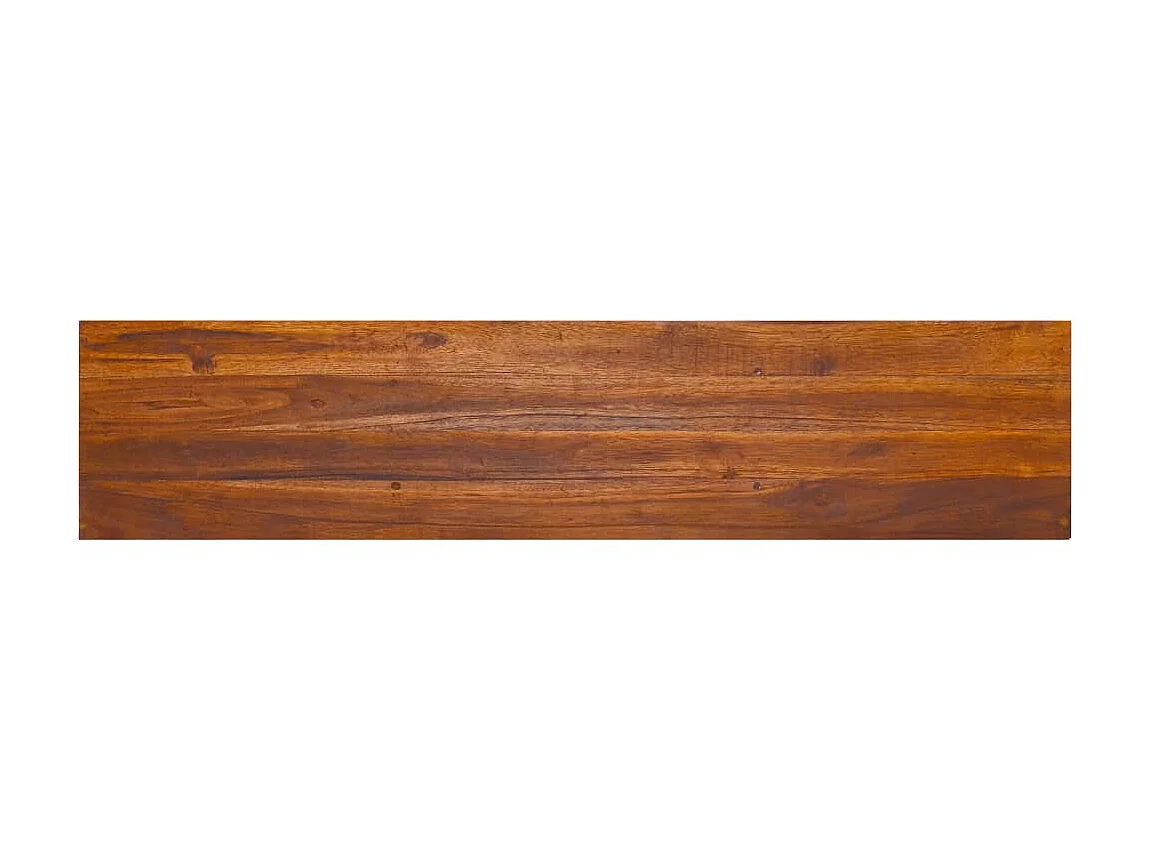 TV-meubel voor wandmontage 135x30x30 cm Massief teakhout