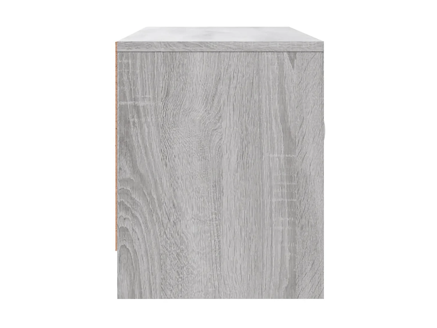 Móvel TV cinza Sonoma 102x30x37,5 cm madeira projetada