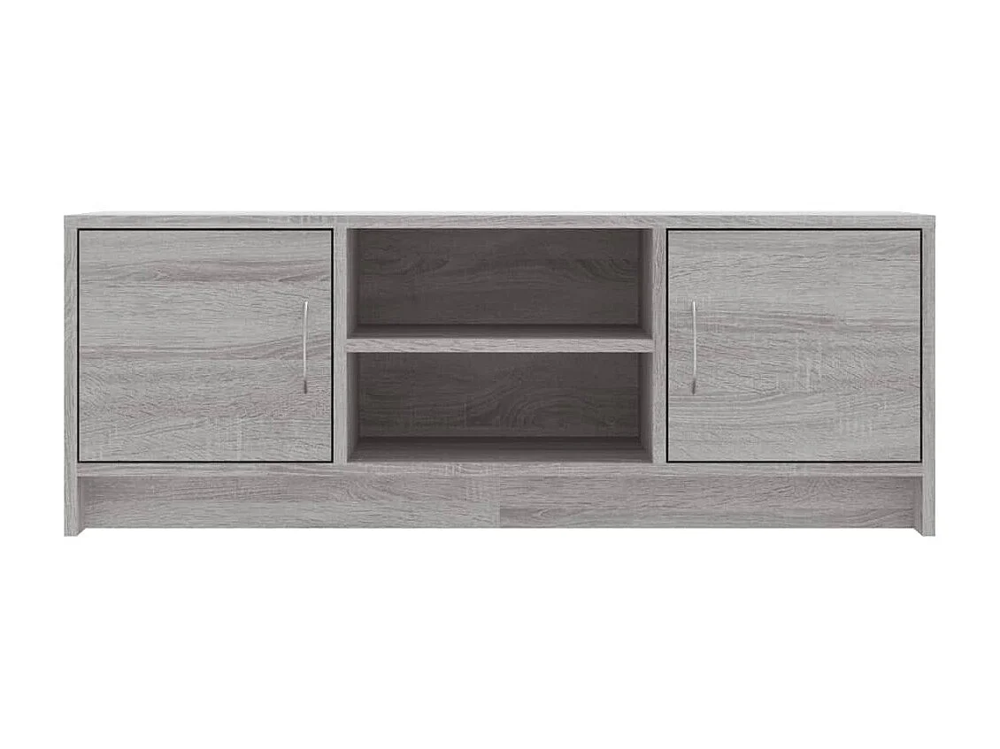 Meuble TV sonoma gris 102x30x37,5 cm bois d'ingénierie
