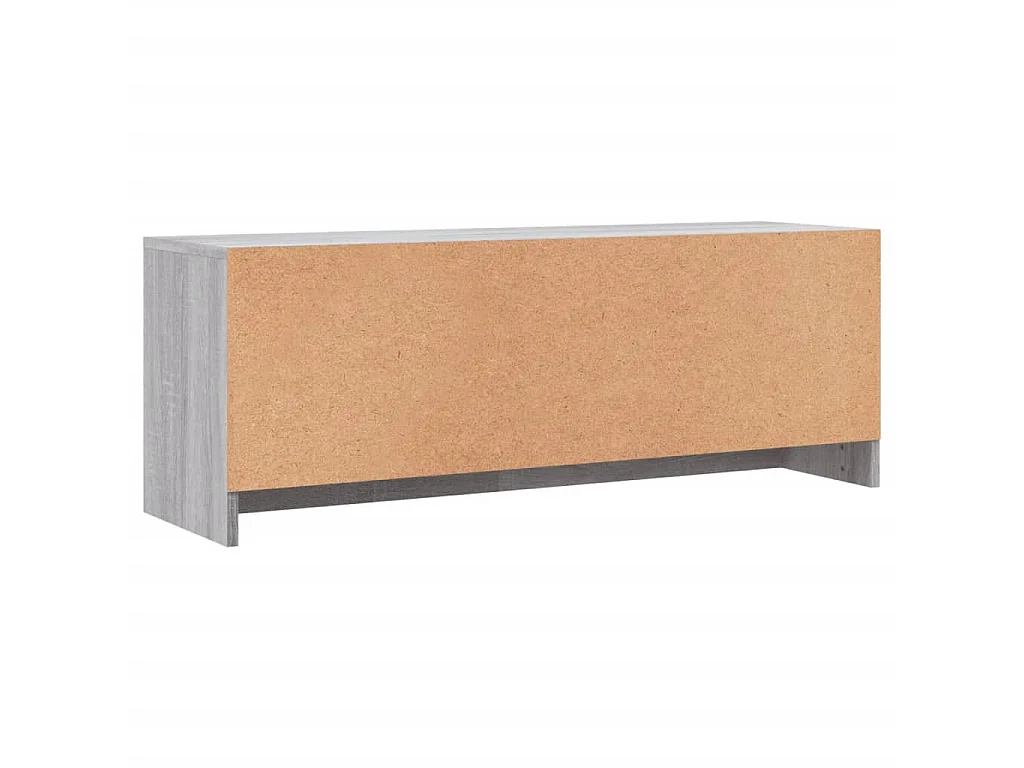 Meuble TV sonoma gris 102x30x37,5 cm bois d'ingénierie