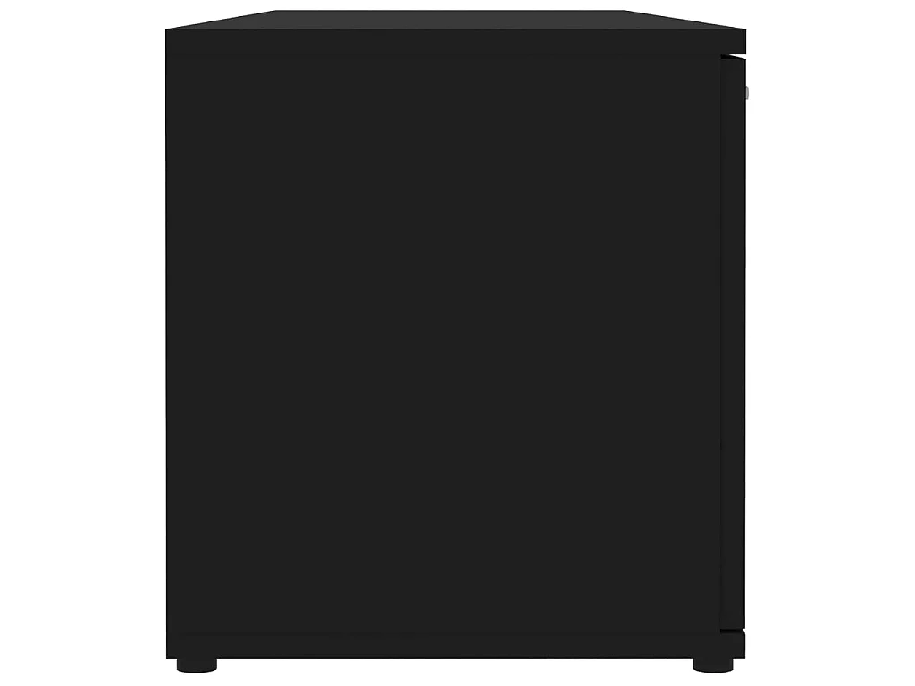 Meuble TV Noir 120x34x37 cm Aggloméré