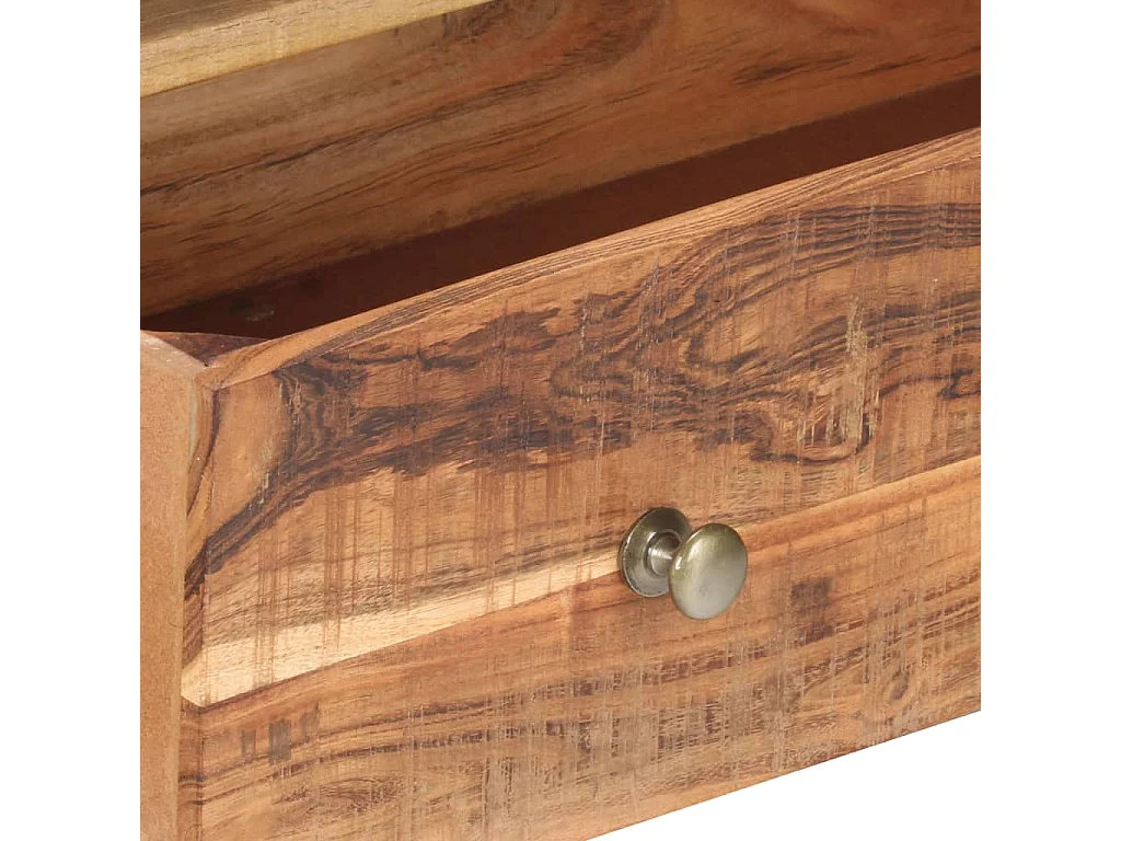 Mueble TV 120x30x50 cm Madera de acacia en bruto