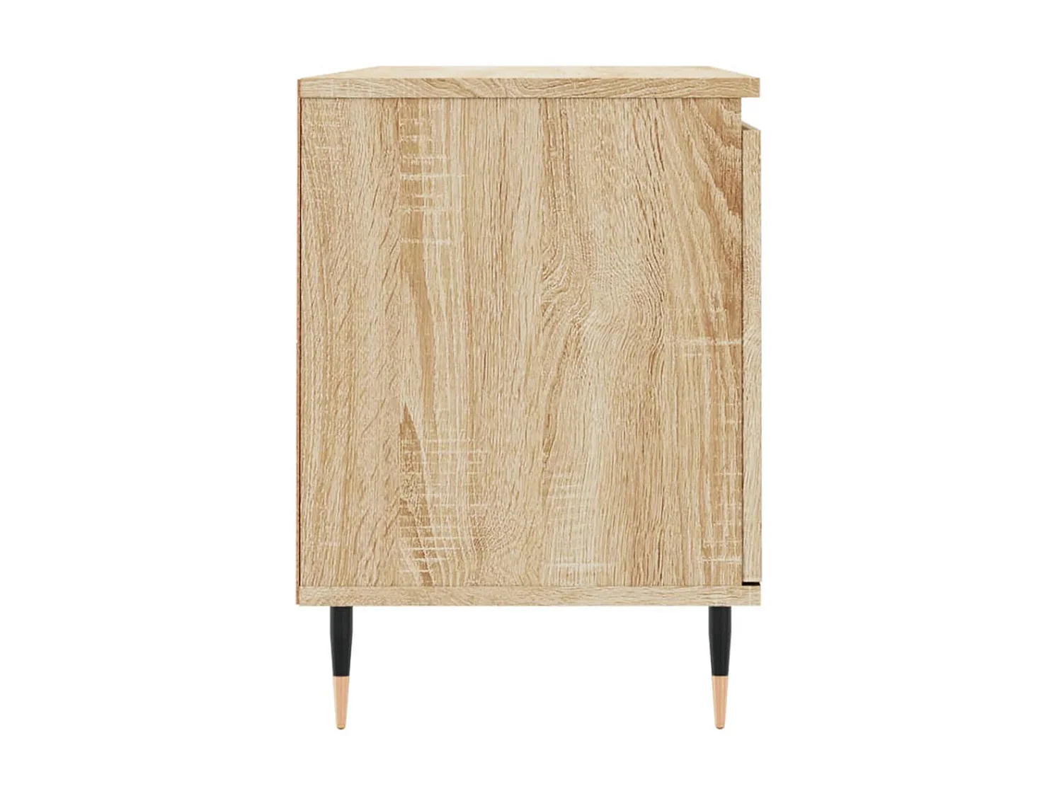 Mueble TV roble Sonoma 104x35x50 cm madera contrachapada