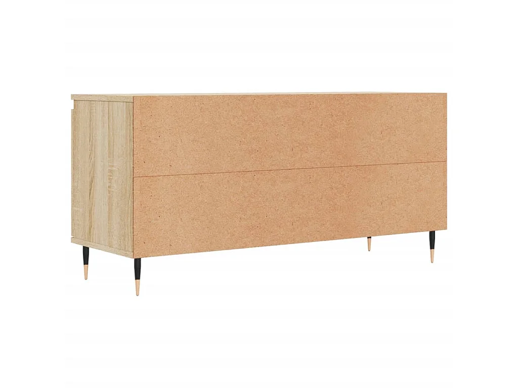 Mueble TV roble Sonoma 104x35x50 cm madera contrachapada