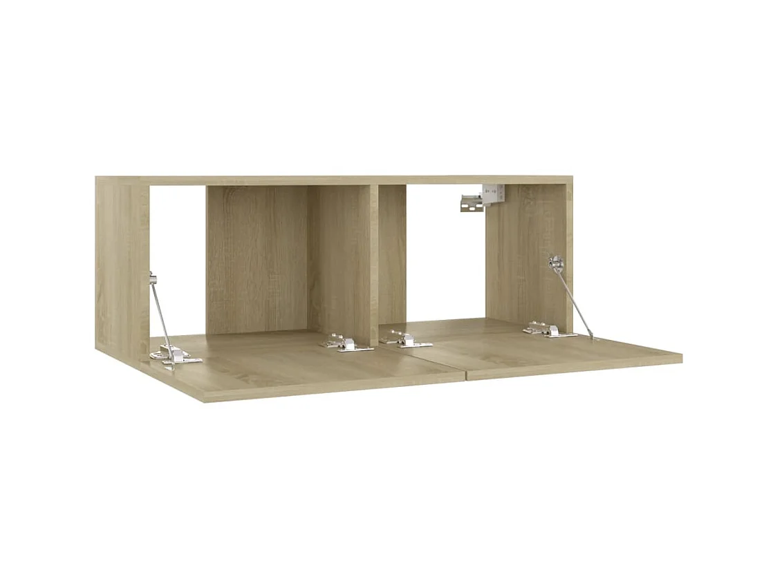 Mueble TV Roble Sonoma 80x30x30 cm Aglomerado