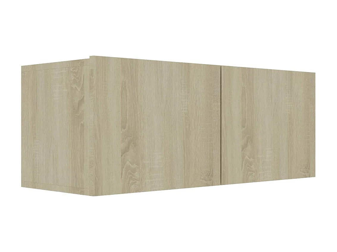 Meuble TV Chêne sonoma 80x30x30 cm Aggloméré