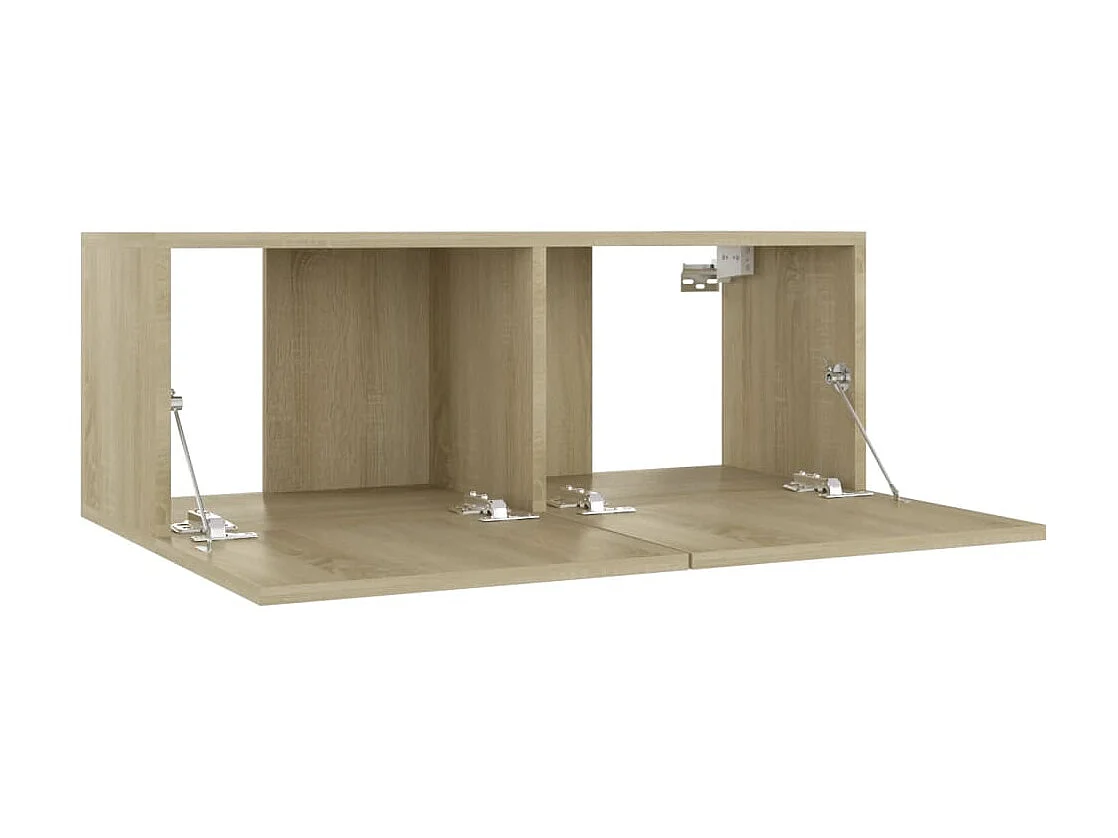 Meuble TV Chêne sonoma 80x30x30 cm Aggloméré