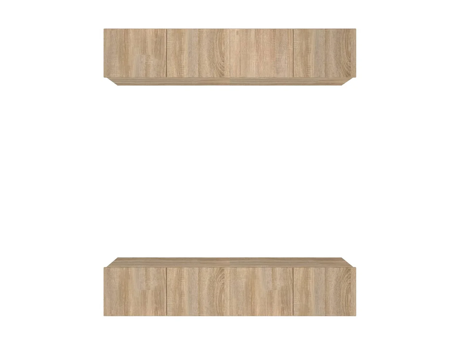 Meubles TV 4 pcs Chêne Sonoma 80x30x30 cm Bois d'ingénierie