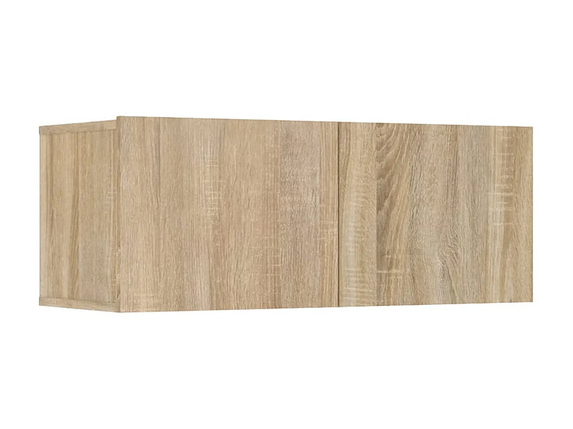 Meubles TV 4 pcs Chêne Sonoma 80x30x30 cm Bois d'ingénierie