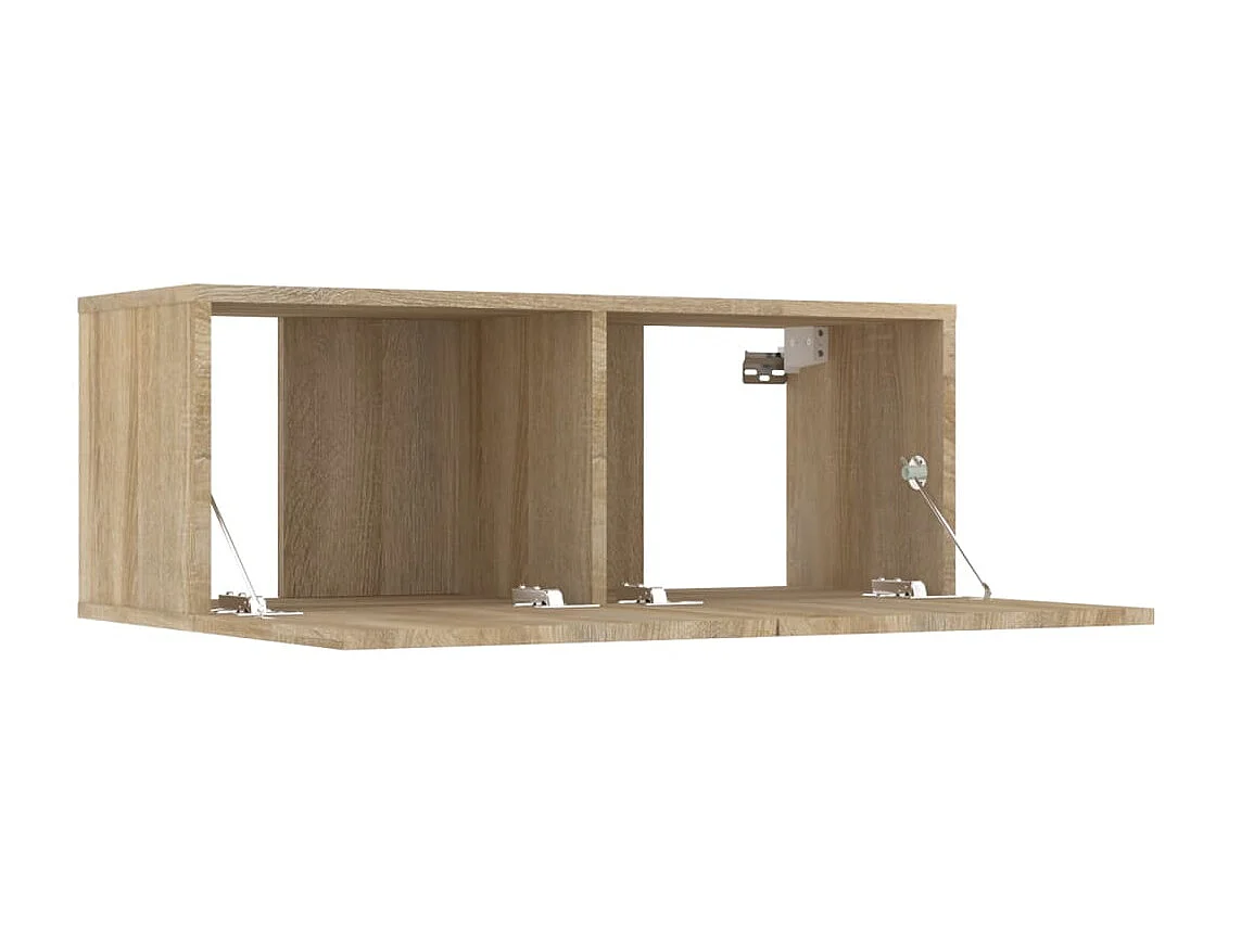 Meubles TV 4 pcs Chêne Sonoma 80x30x30 cm Bois d'ingénierie