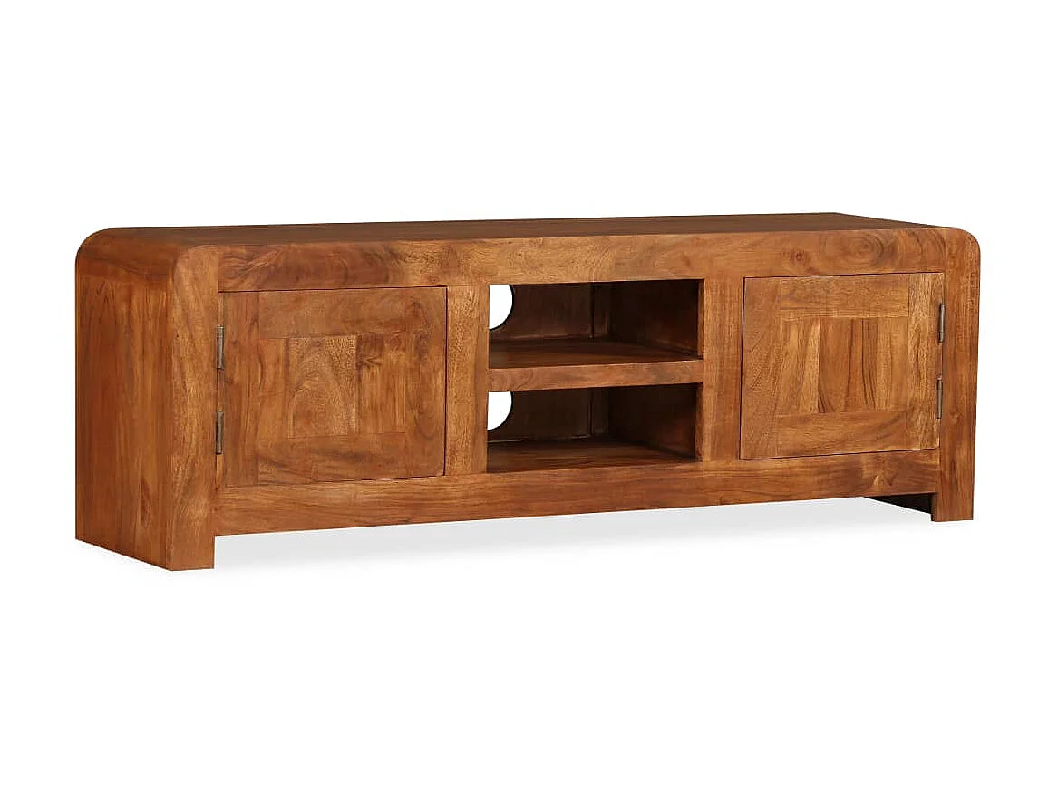 TV-meubel Massief hout met honingafwerking 120 x 30 x 40 cm