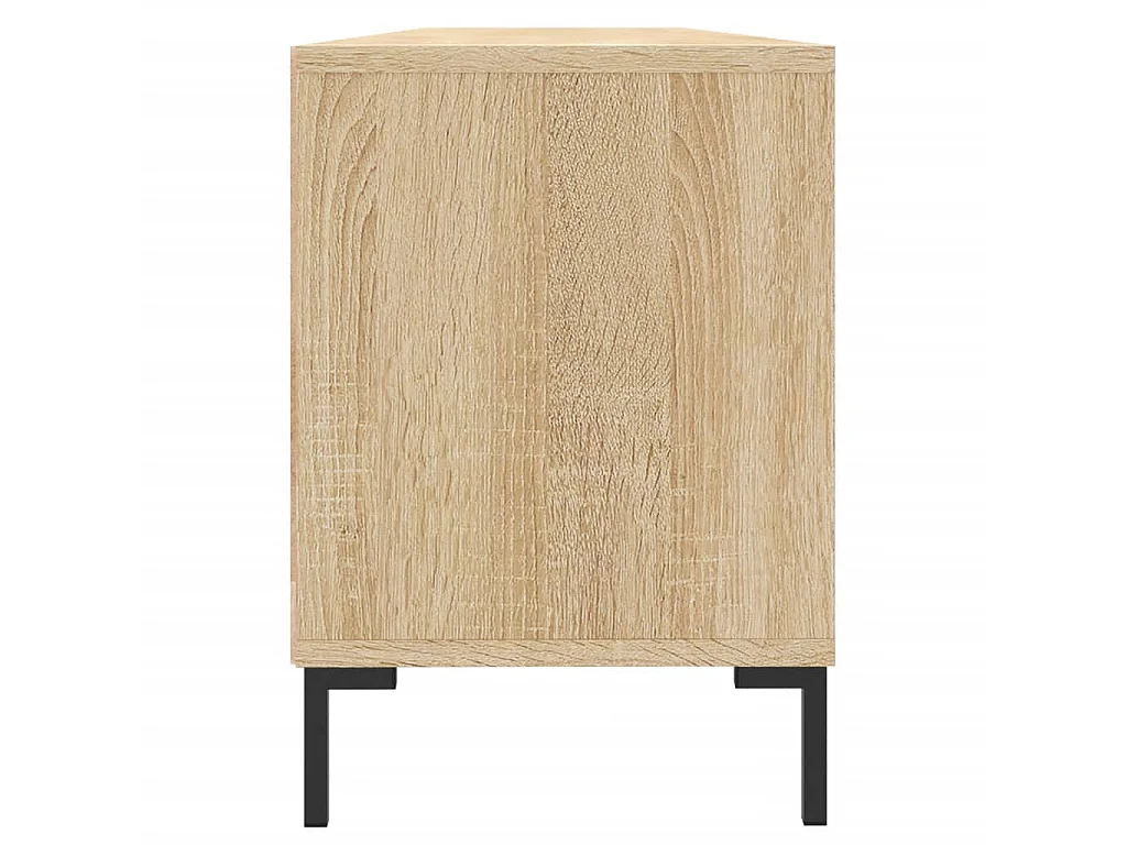 Meuble TV chêne sonoma 150x30x44,5 cm bois d'ingénierie
