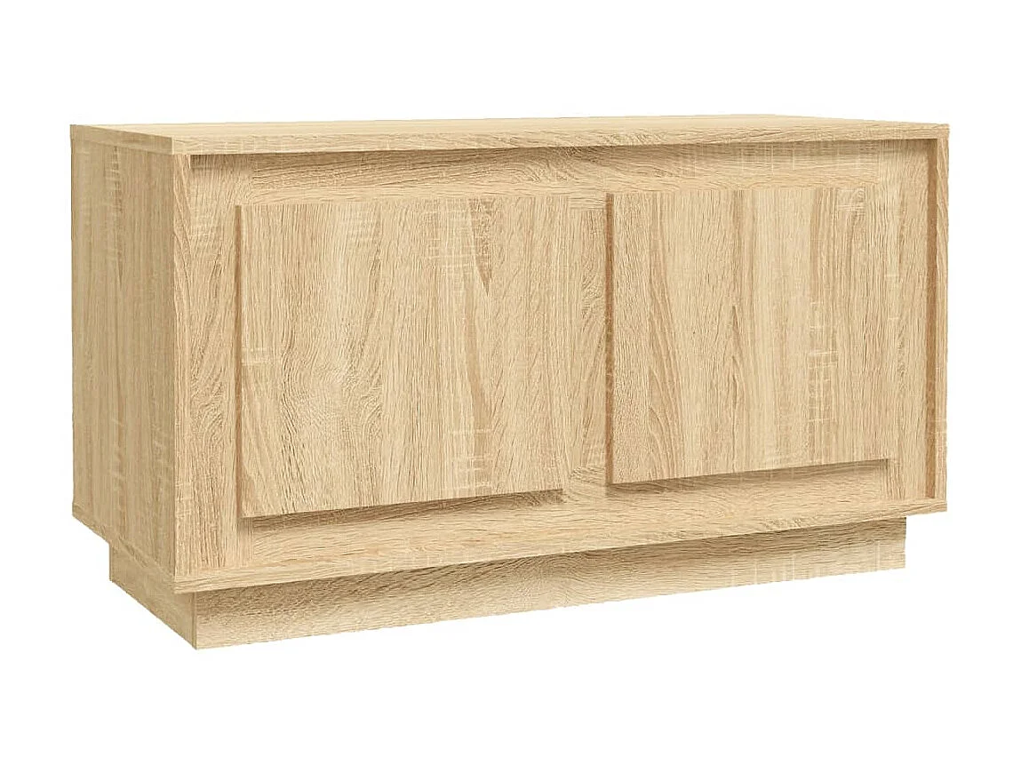 TV-Schrank aus Sonoma-Eiche, 80 x 35 x 45 cm, Holzwerkstoff