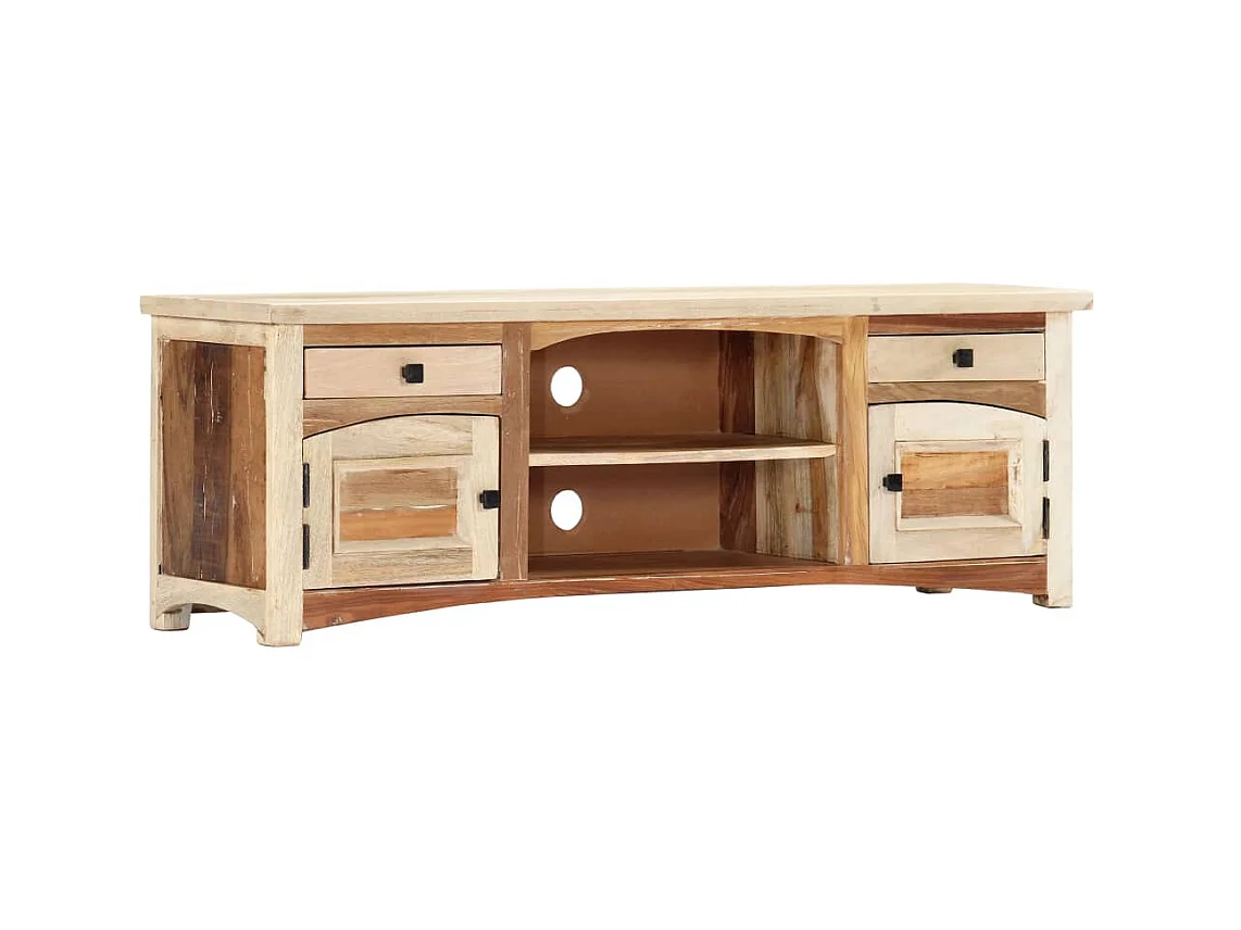 Meuble TV 120 x 30 x 40 cm Bois de récupération massif