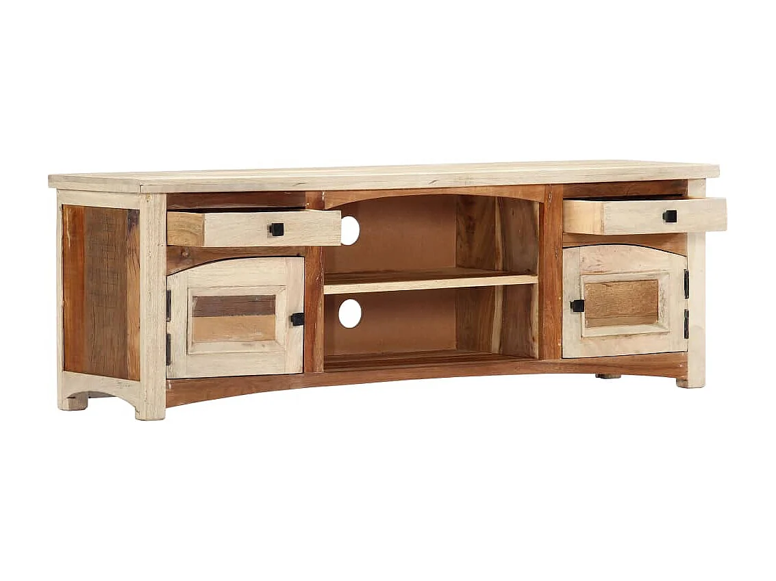 TV-meubel 120 x 30 x 40 cm Massief hergebruikt hout
