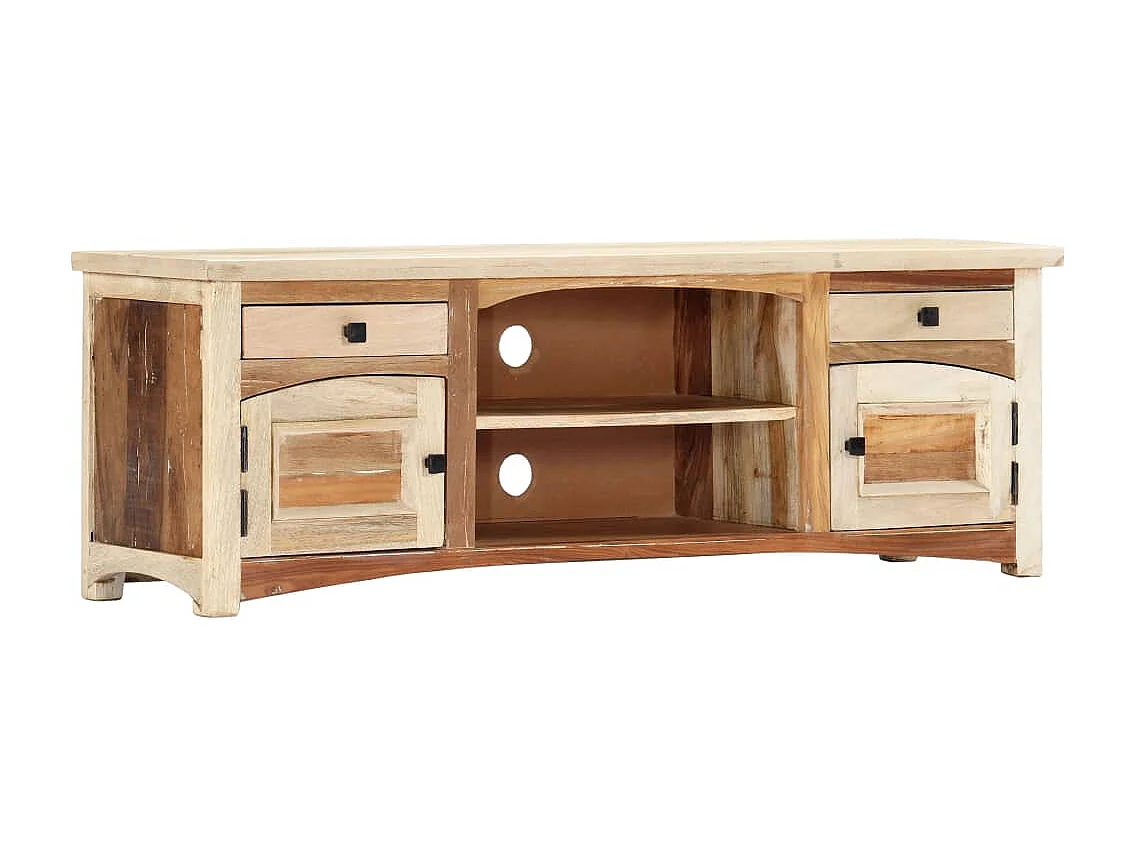 TV-meubel 120 x 30 x 40 cm Massief hergebruikt hout