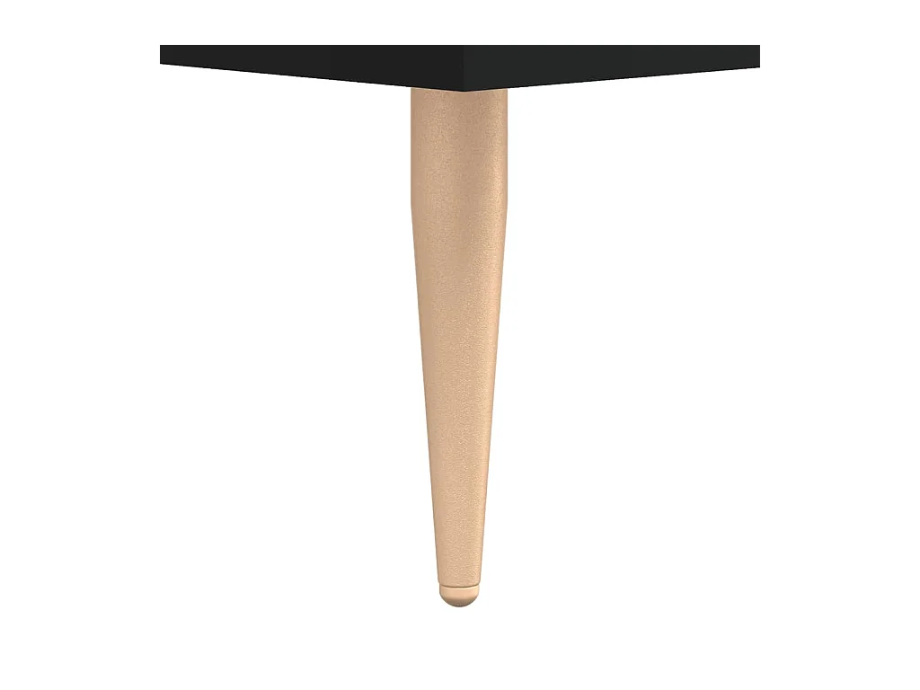 Meuble TV noir 150x30x44,5 cm bois d'ingénierie