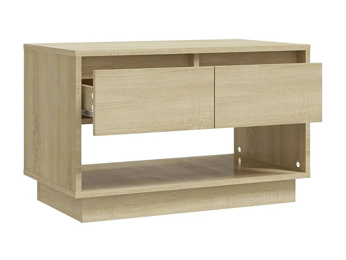 Meuble TV Chêne Sonoma 70x41x44 cm Aggloméré