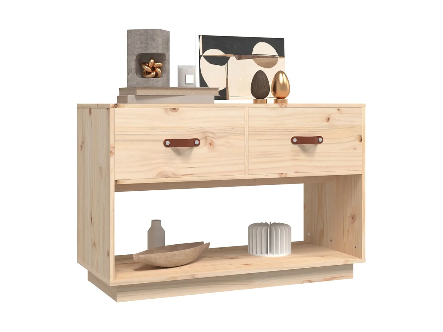 Meuble TV 90x40x60 cm Bois de pin massif