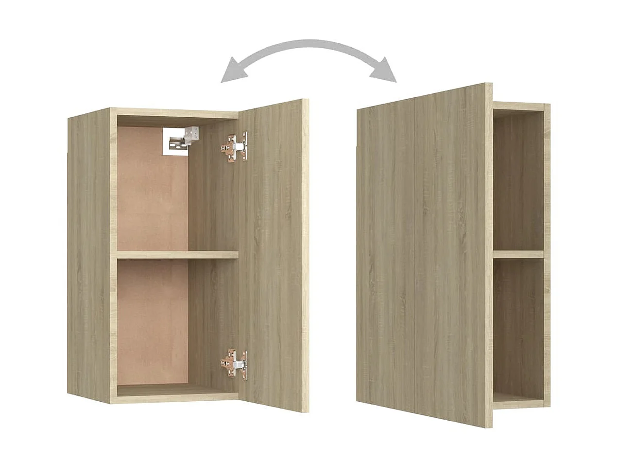 Ensemble de meubles TV 8 pcs Chêne sonoma Aggloméré