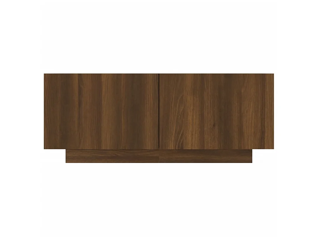 TV-meubel Bruin eiken 100x35x40 cm Bewerkt hout