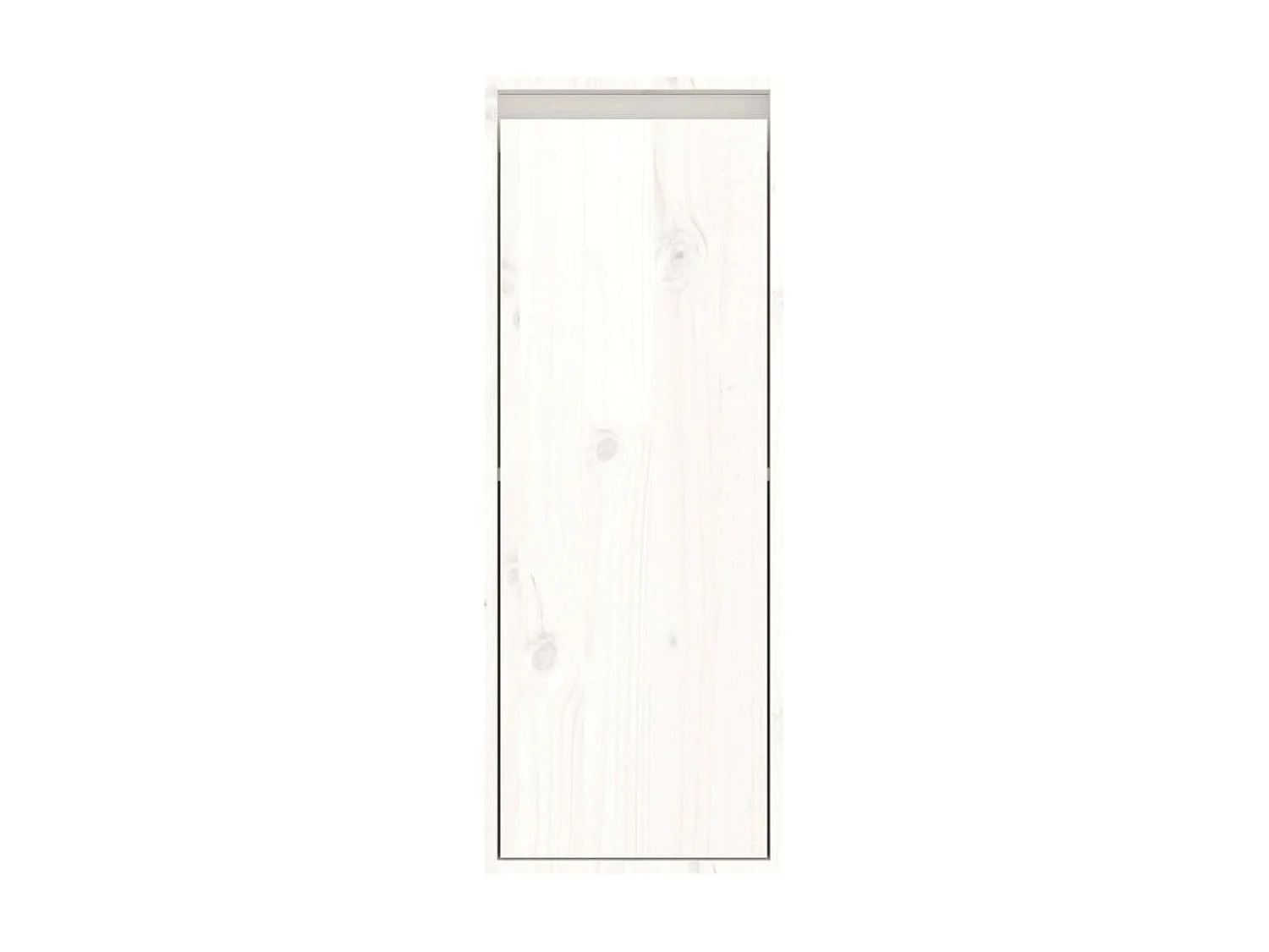 TV-meubel 2 stuks Wit Massief grenenhout