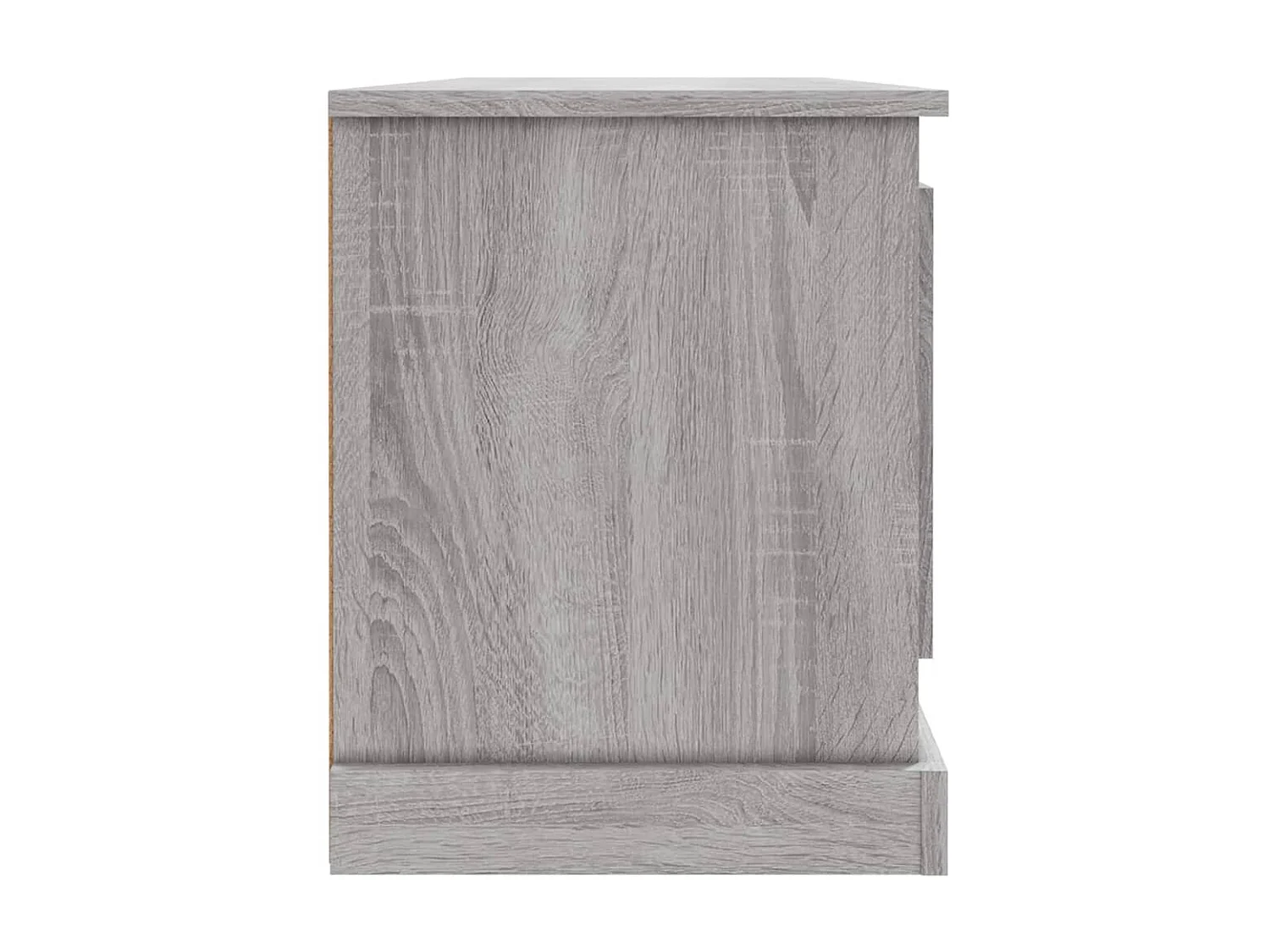 Meuble TV sonoma gris 100x35,5x45 cm bois d'ingénierie