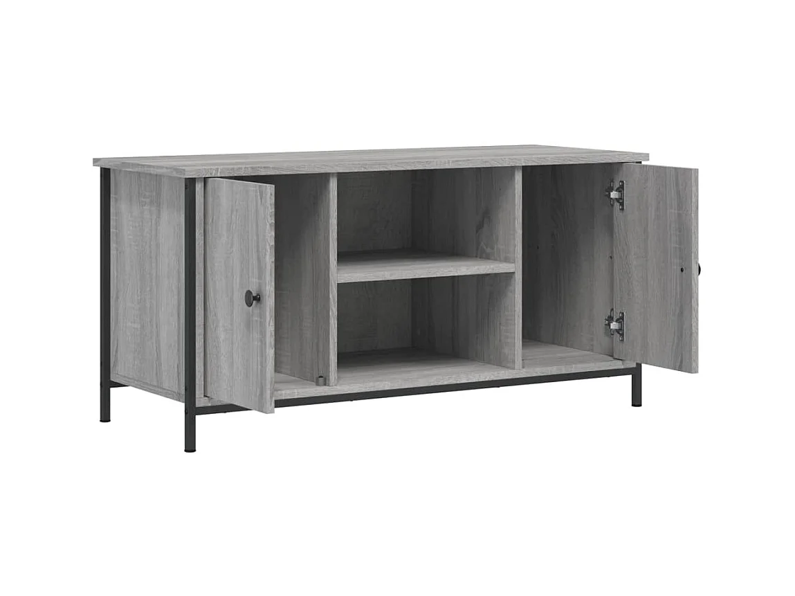 Meuble TV Sonoma gris 100x40x50 cm Bois d'ingénierie