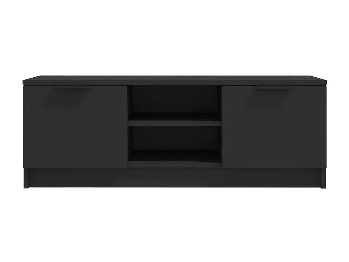 Schwarzer TV-Schrank 102 x 35 x 36,5 cm. Holzwerkstoff