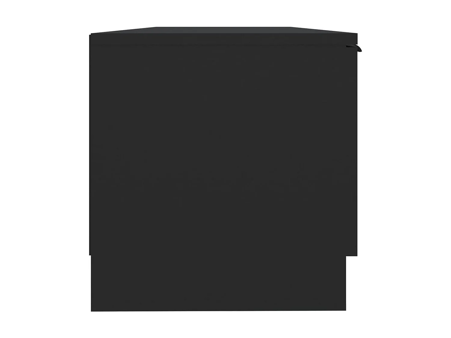 Schwarzer TV-Schrank 102 x 35 x 36,5 cm. Holzwerkstoff