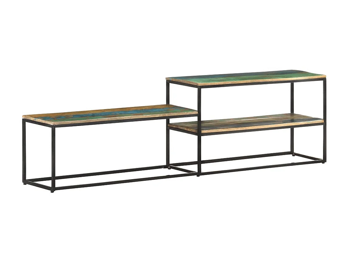 Meuble TV 180x30x50 cm Bois de récupération massif